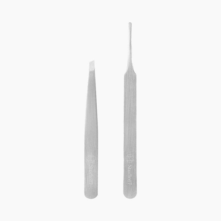 Makeup Tweezer Duo (Set 2 Pcs) - แหนบแต่งหน้าแบบคู่