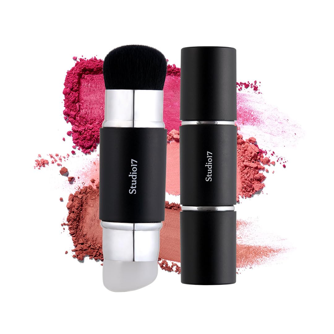 Dual Silicone Blusher Brush — แปรงปัดแก้ม 2 หัว